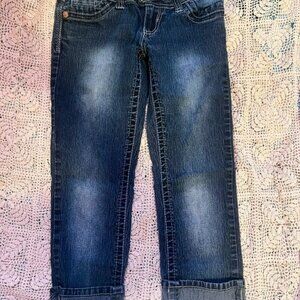 ANGEL capri jeans y2k